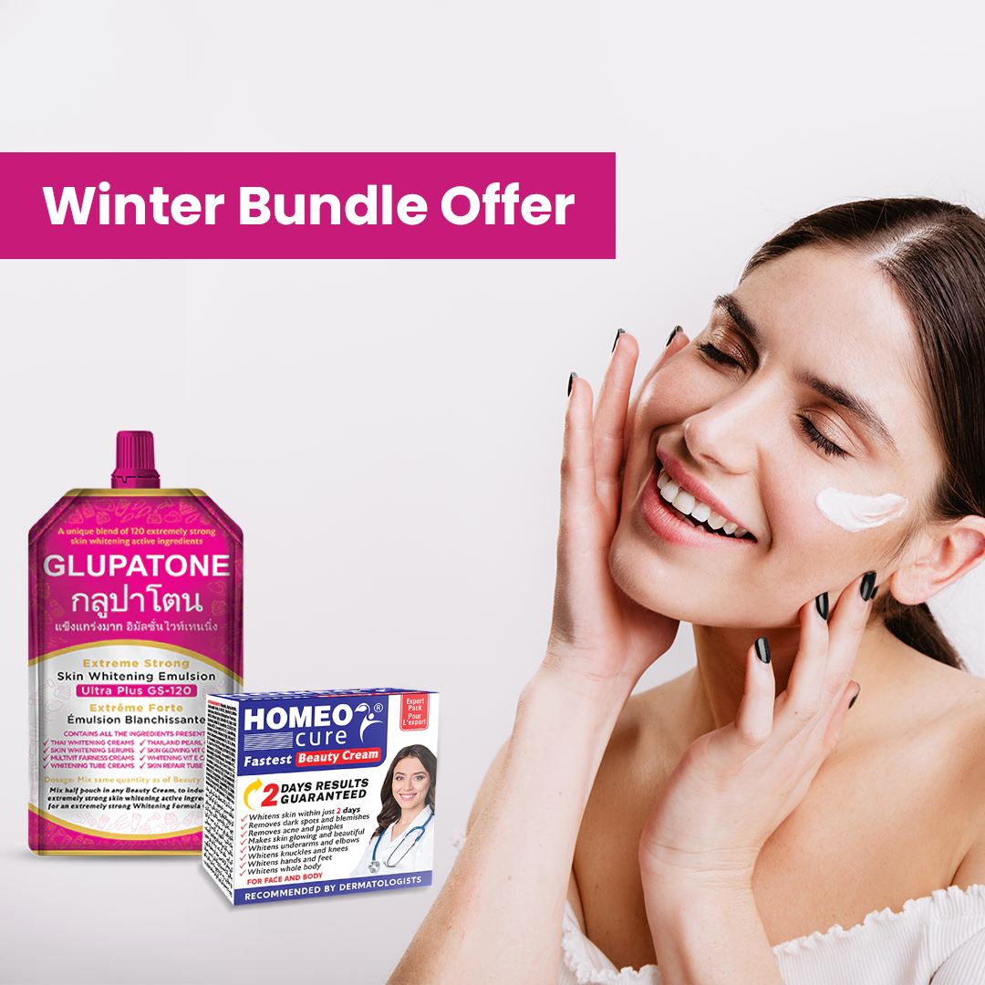 Winter Skin Bundle Offer (Homeo Cure Beauty Cream & Glupatone 50ml)