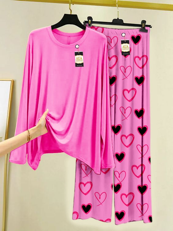 Lightweight Pyjama & T-Shirt Set Perfect for Lounging