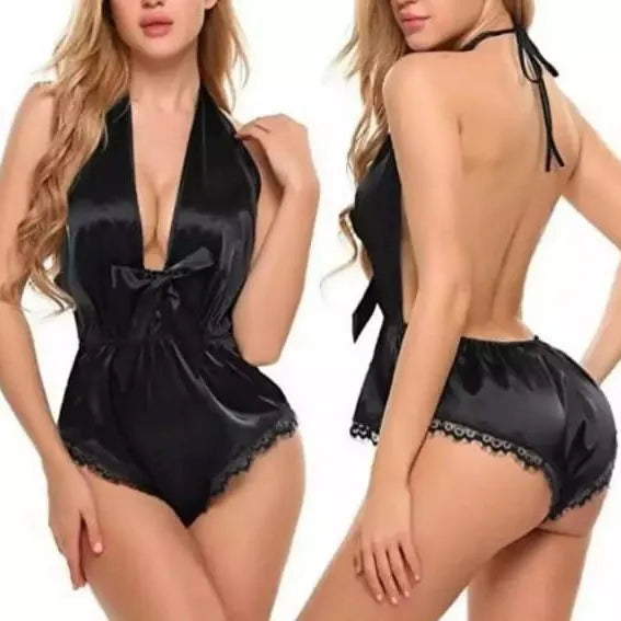 Elegant & Hot Short Night Dress with Net