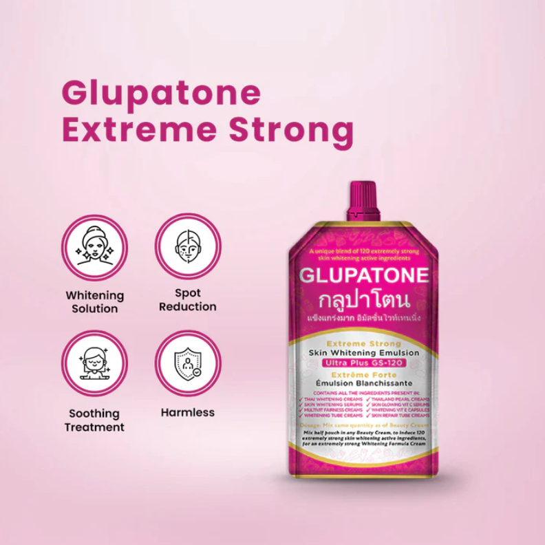 GLUPATONE Extreme Strong Whitening Emulsion 50 ml pack of 6