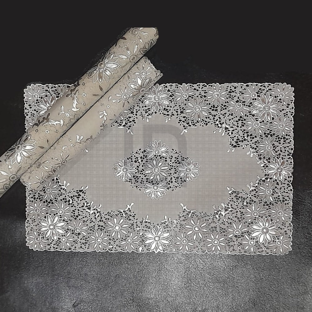 Coaster Table Mat Set Placemats Coaster Silver Grey