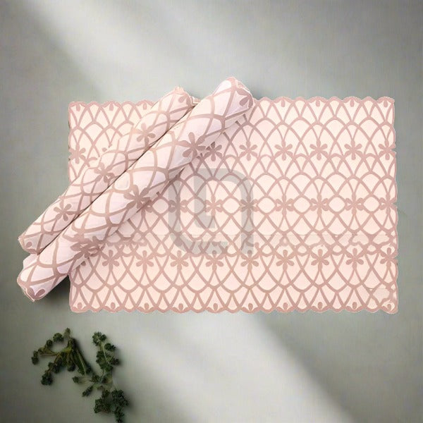 Coaster Table Mat Set Placemats Dressing Table Beige Color