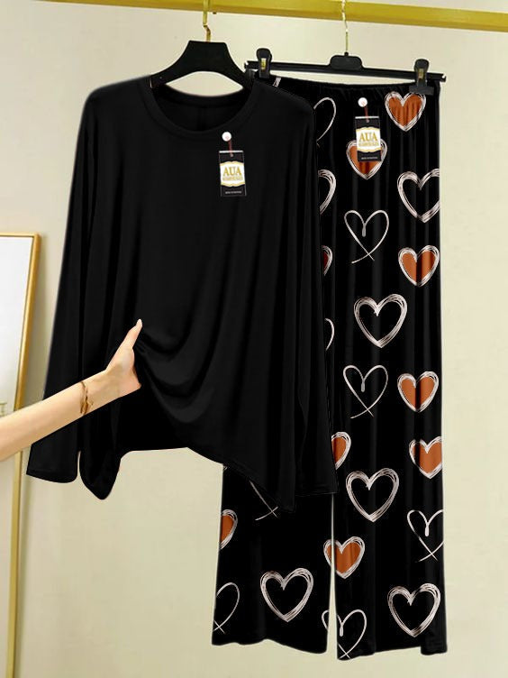 Lightweight Pyjama & T-Shirt Set Perfect for Lounging
