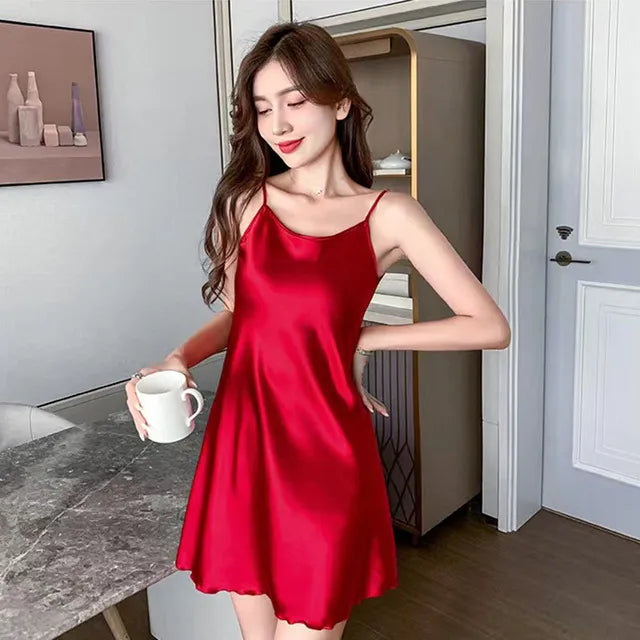 Short Silk Sexy Silky Camisole For Women