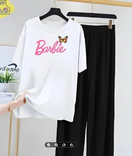 Lightweight Pyjama & T-Shirt Set All-Season Nightwear