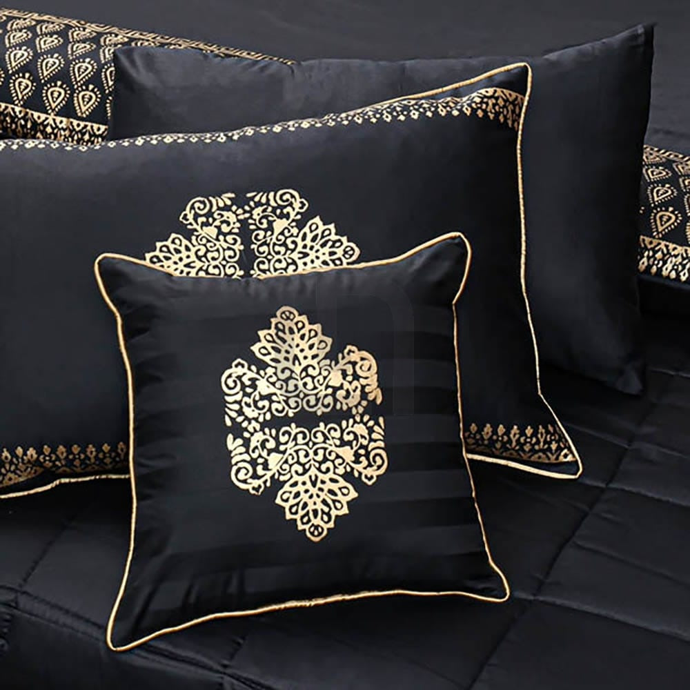 Comforter Set Cotton Sateen Block Printed – Ortega