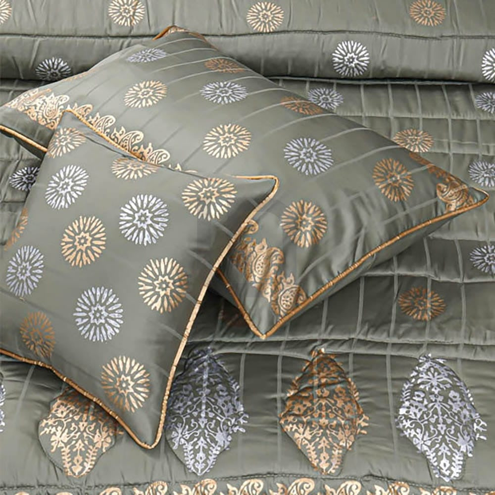 Comforter Set Cotton Sateen Block Printed – Tribeca