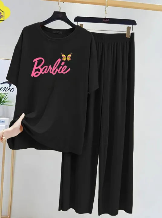 Lightweight Pyjama & T-Shirt Set All-Season Nightwear