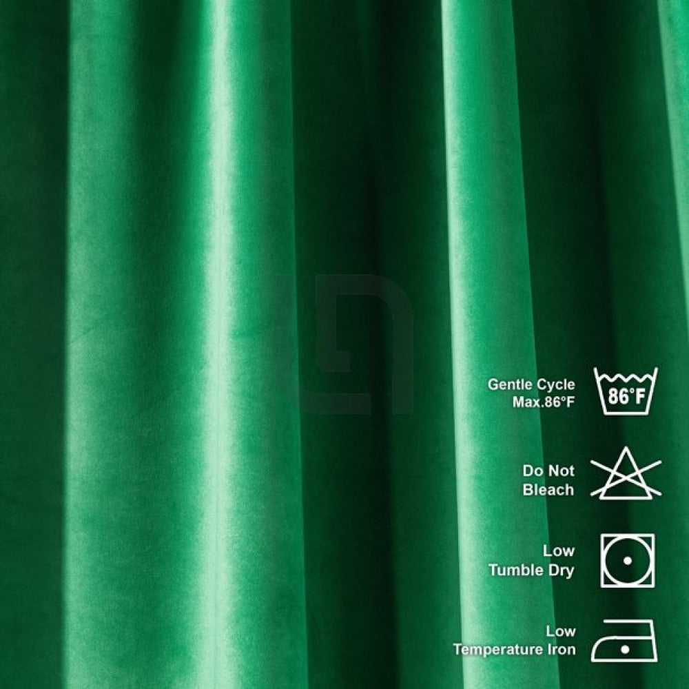 Velvet Curtains For Bedroom & Living Room - Jade