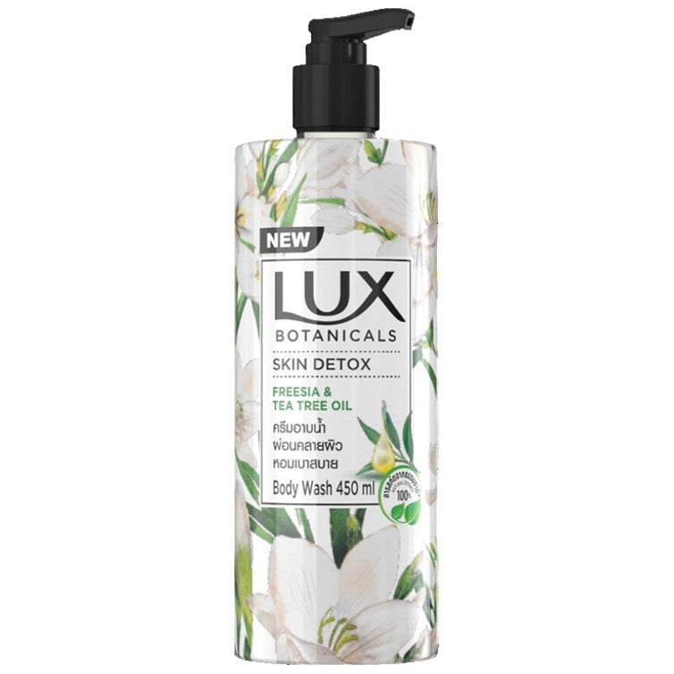 Lux Botanicals Skin Detox Body Wash Freesia & Tea Tree Oil 450ml (Imported)