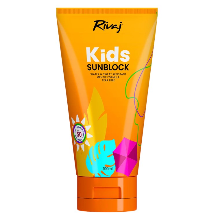 Rivaj UK Kids Sunblock SPF50 100ml