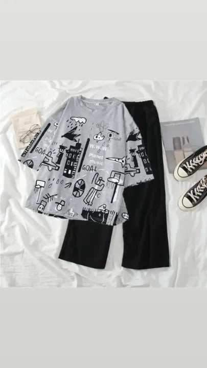 Soft Loungewear Set in Solid Colors