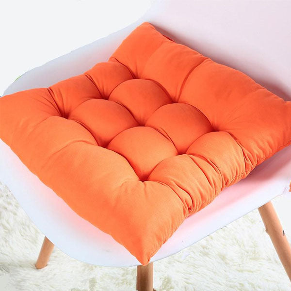 Dining Seat Pad Filled Chair Cushion – Orange