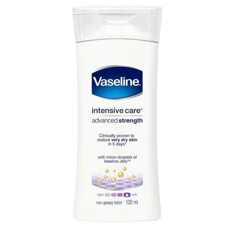 Vaseline Intensive Care Advanced Strength Lotion 100ml (Imported)