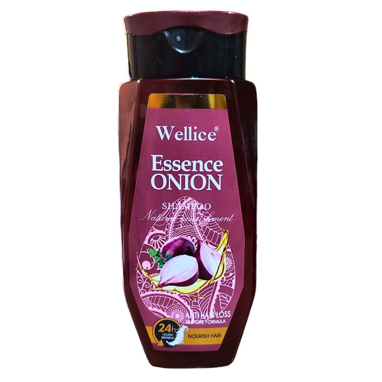 Wellice Onion Essence Shampoo Anti Hair Loss Formula 400ml