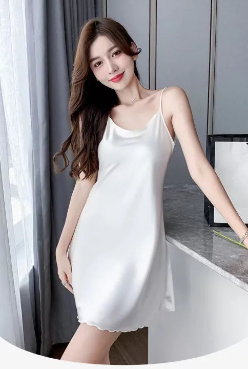 Short Silk Sexy Silky Camisole For Women