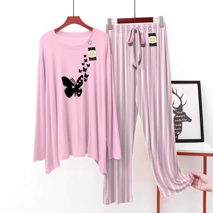 Loungewear Set Soft Touch Fabric