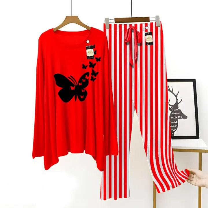 Loungewear Set Soft Touch Fabric