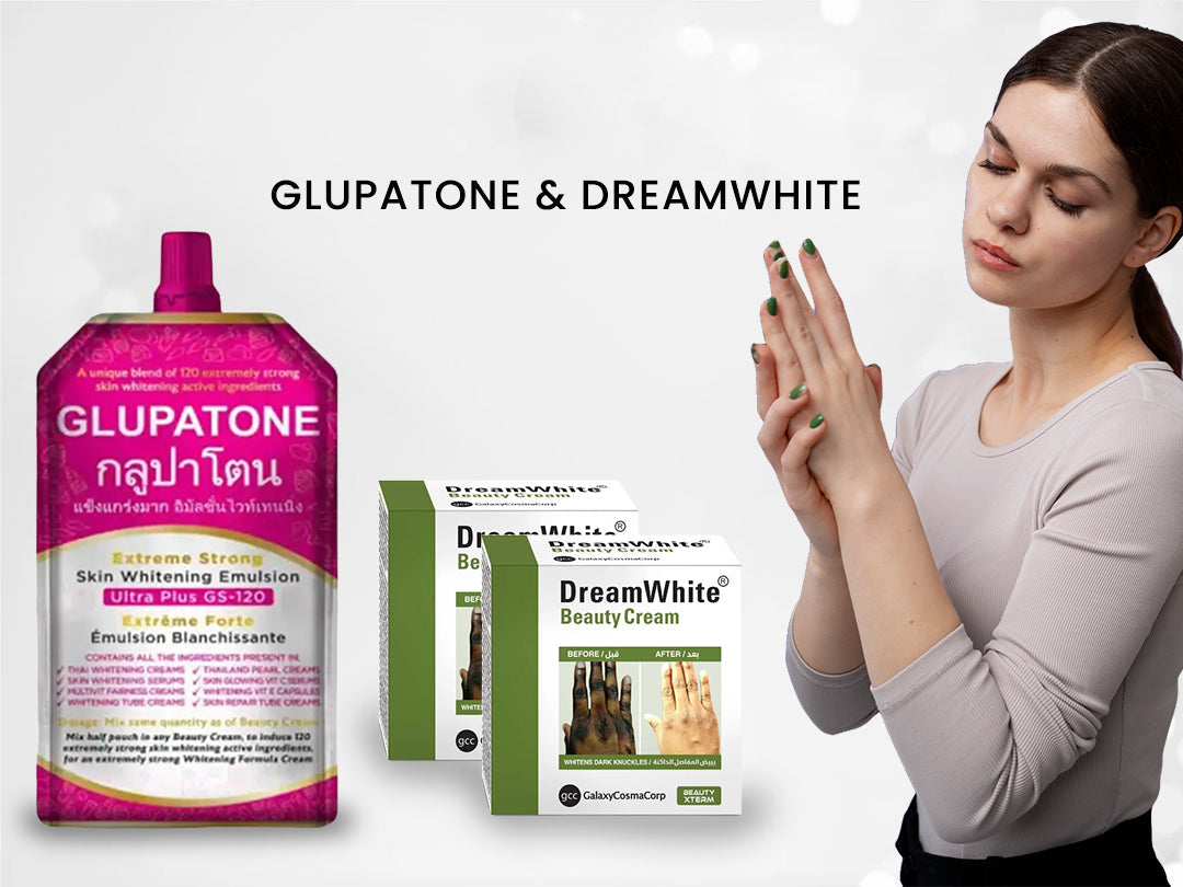 GLUPATONE Extreme Strong Emulsion 50ml with Dream white cream pack of 2