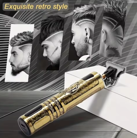 Metal Body Vintage T9 Hair Trimmer For Men