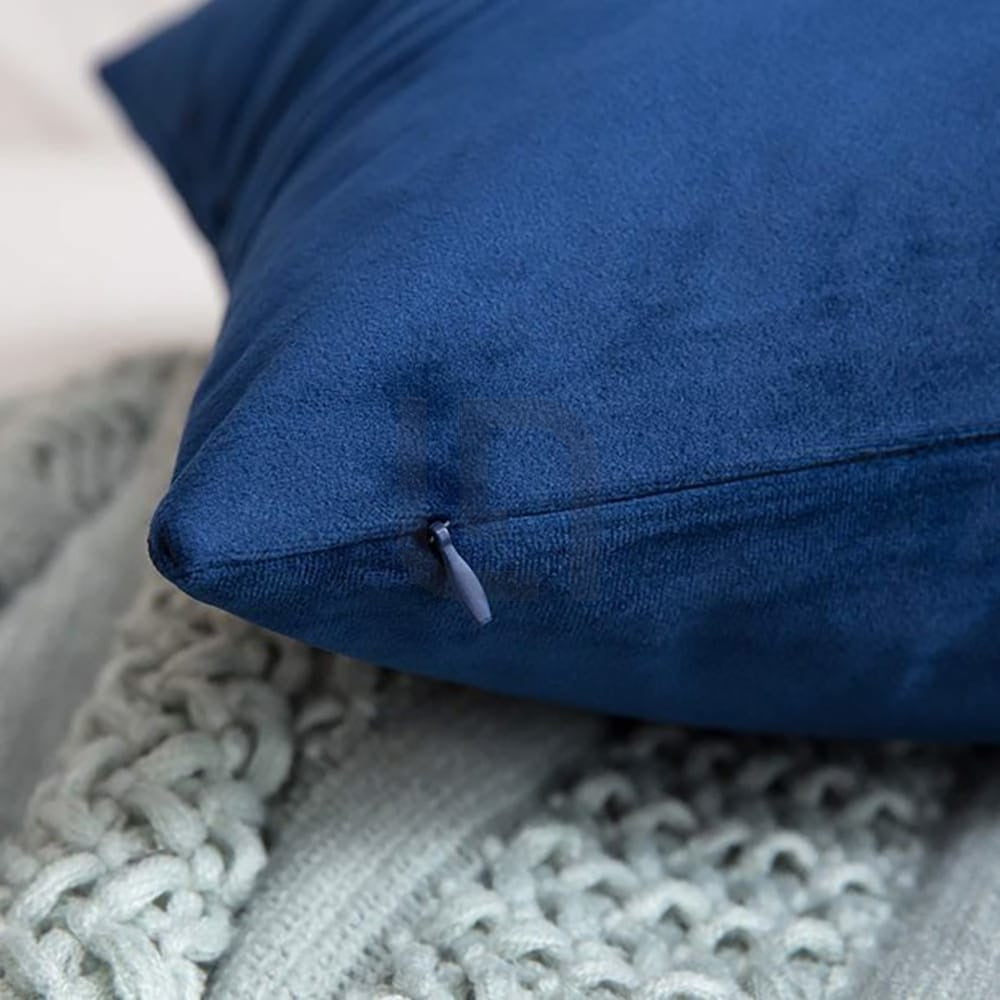 Velvet Cushion Covers - Dark Blue