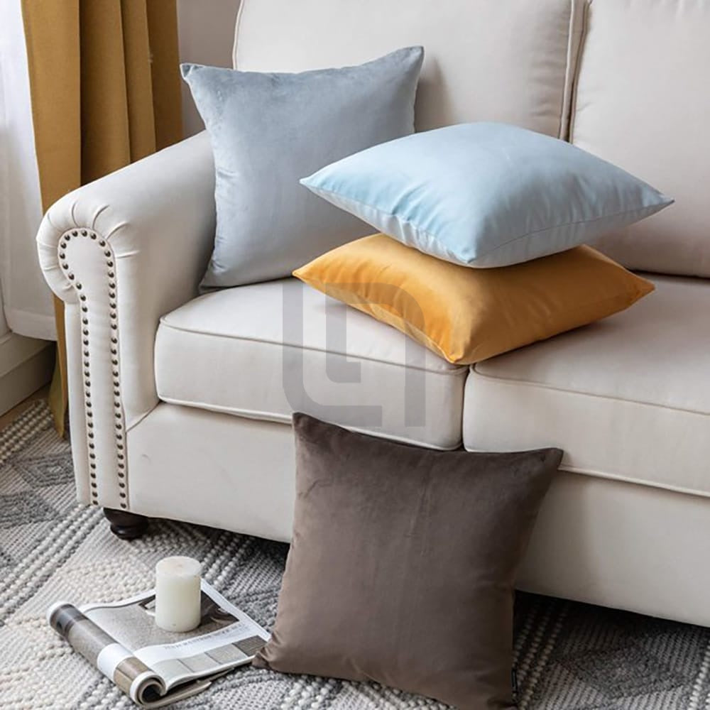 Velvet Cushion Covers - Dark Brown