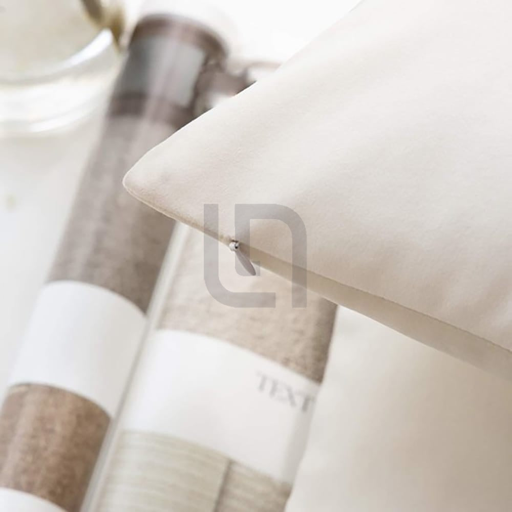 Velvet Cushion Covers - Ivory