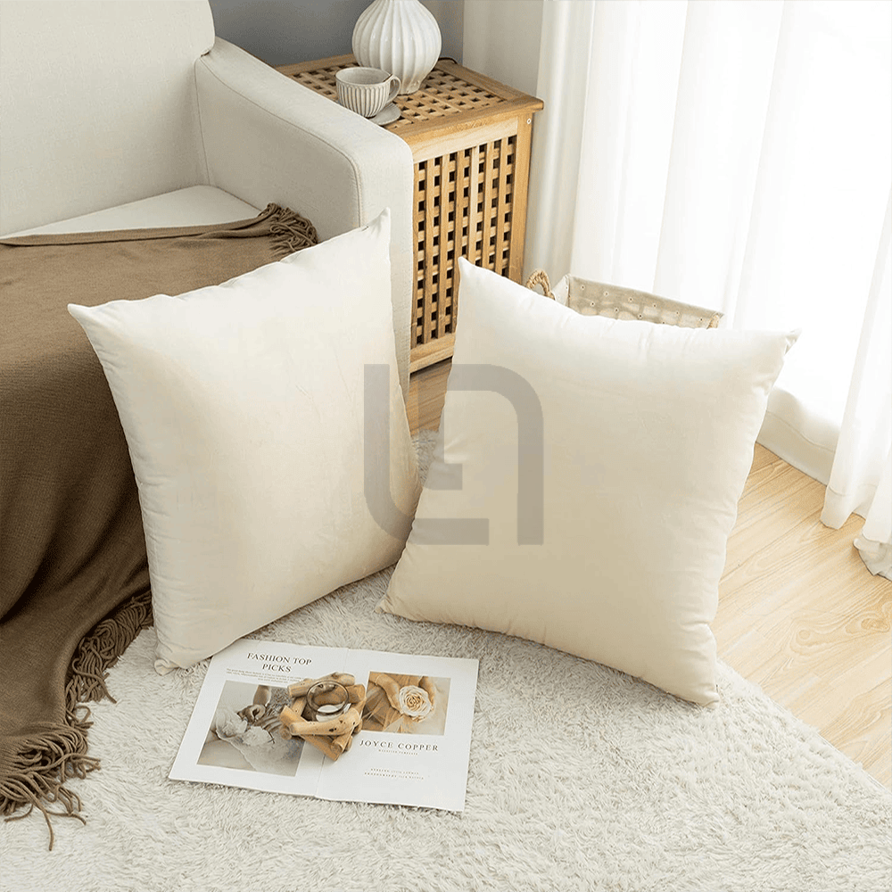 Velvet Cushion Covers - Off White