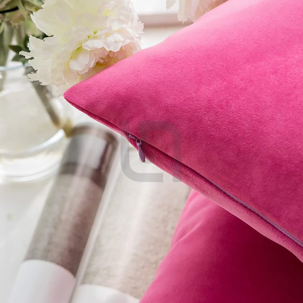 Velvet Cushion Covers - Pink