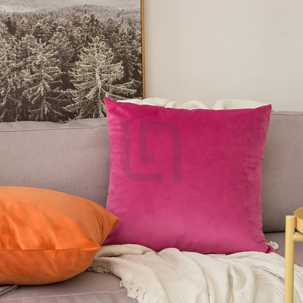 Velvet Cushion Covers - Pink