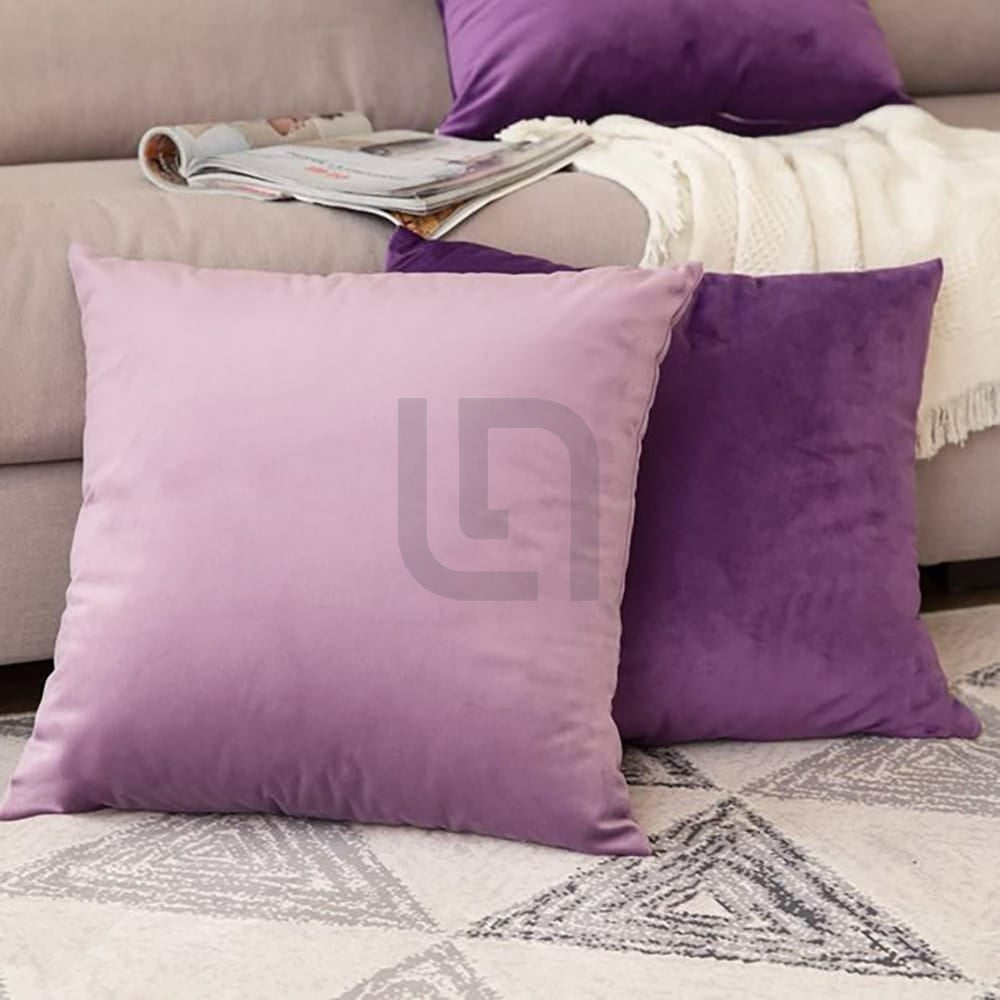 Velvet Cushion Covers - Purple