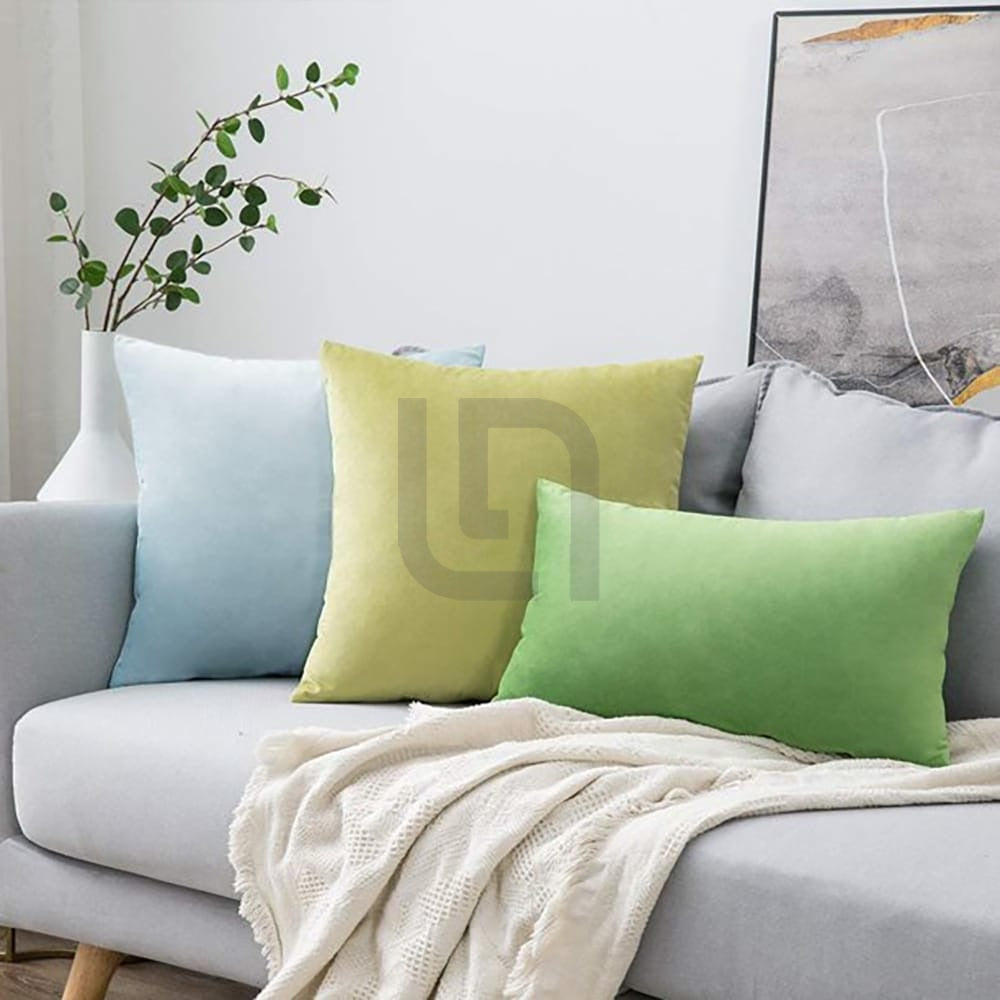 Velvet Cushion Covers - Sky Blue