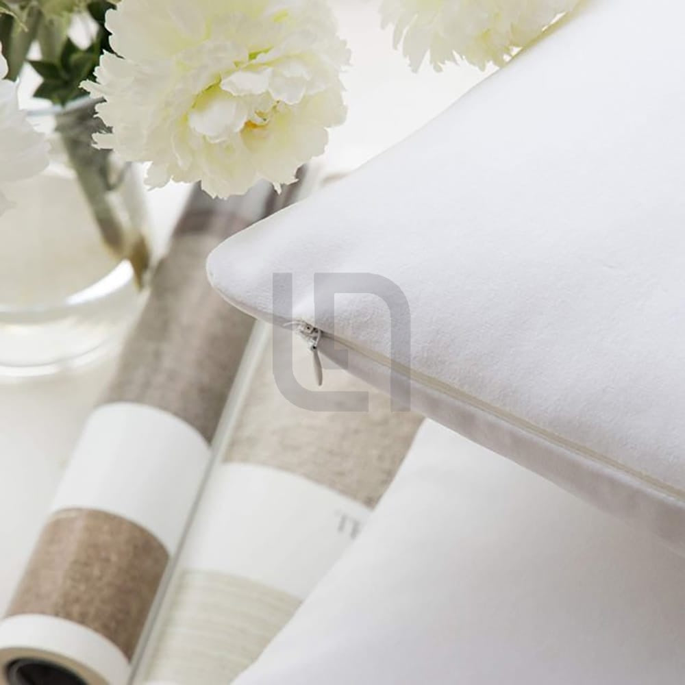 Velvet Cushion Covers - White