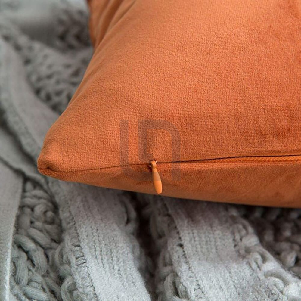 Velvet Cushion Covers - Orange