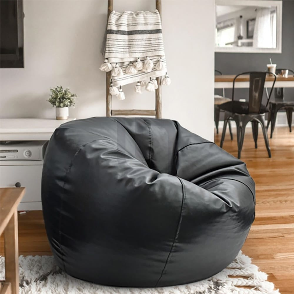 Puffy Bean Bag - Black