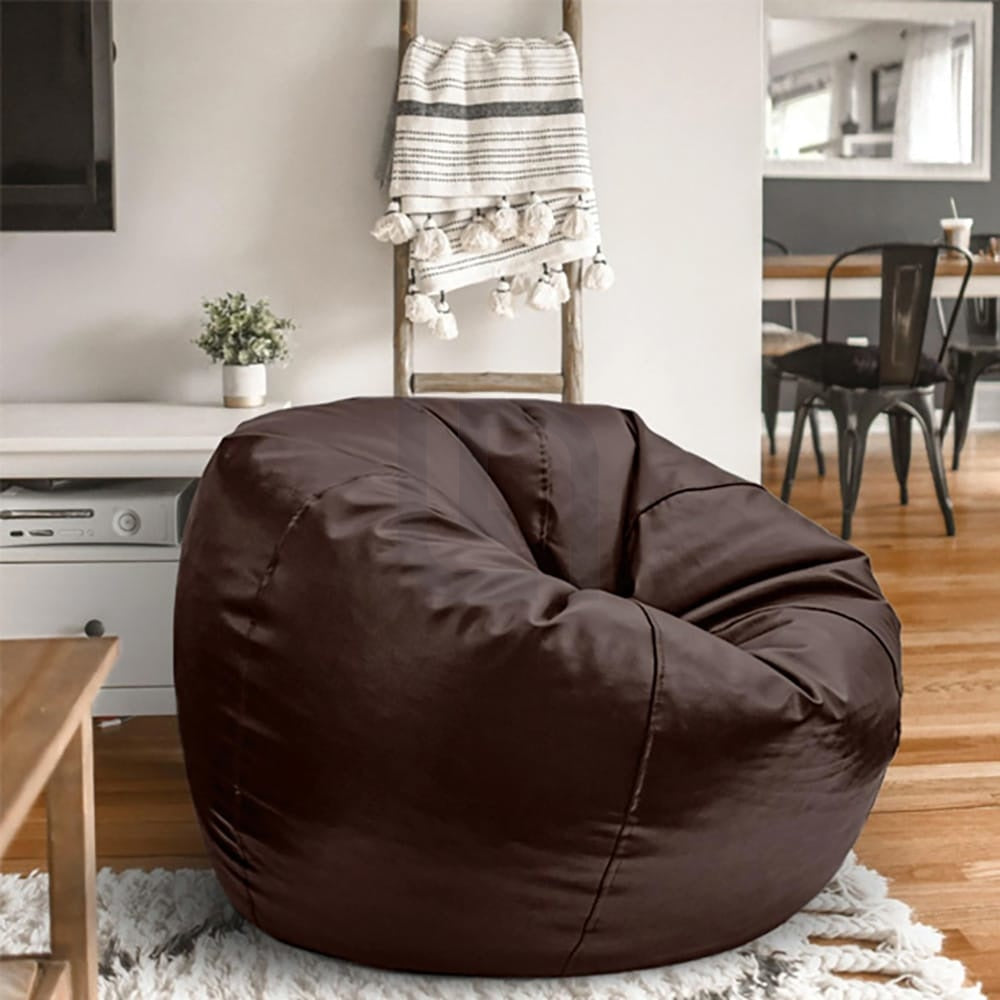 Puffy Bean Bag - Brown