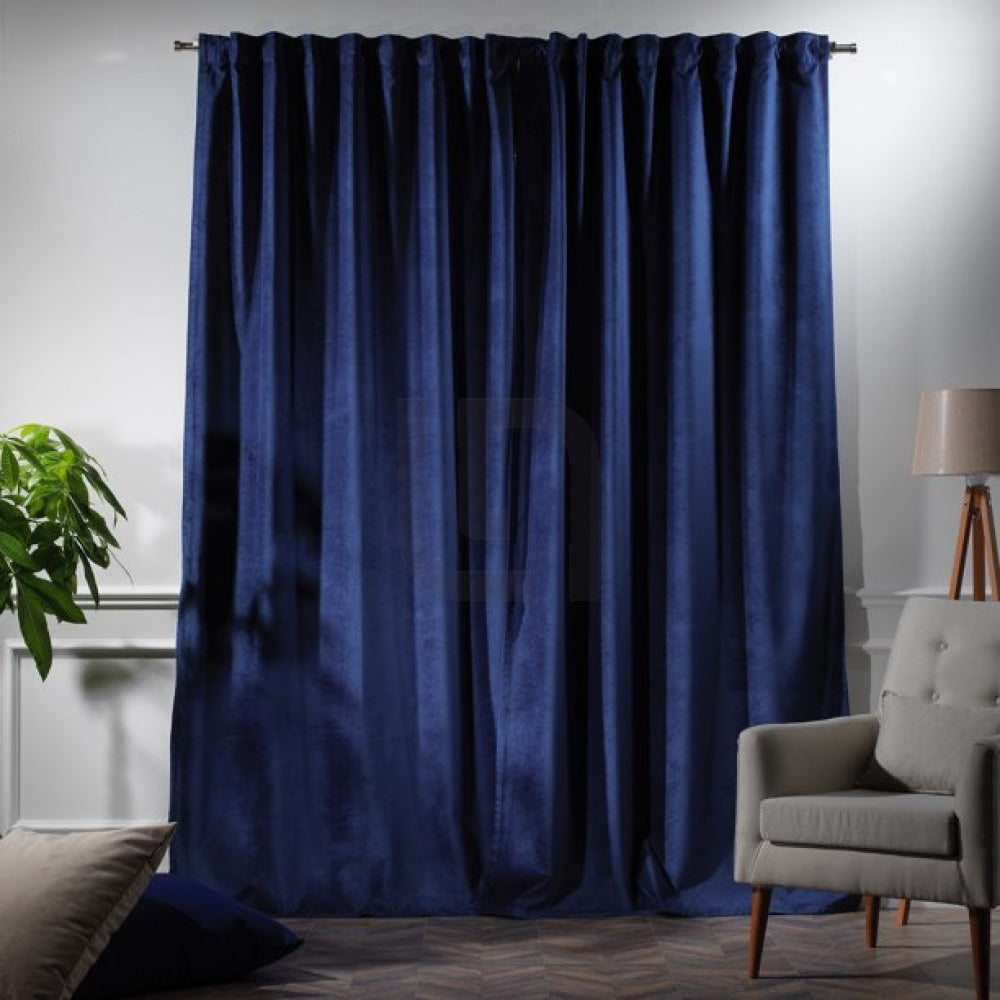 Velvet Curtains For Bedroom & Living Room - Admiral Berry