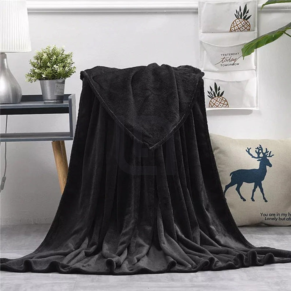 Fleece Blanket – Black