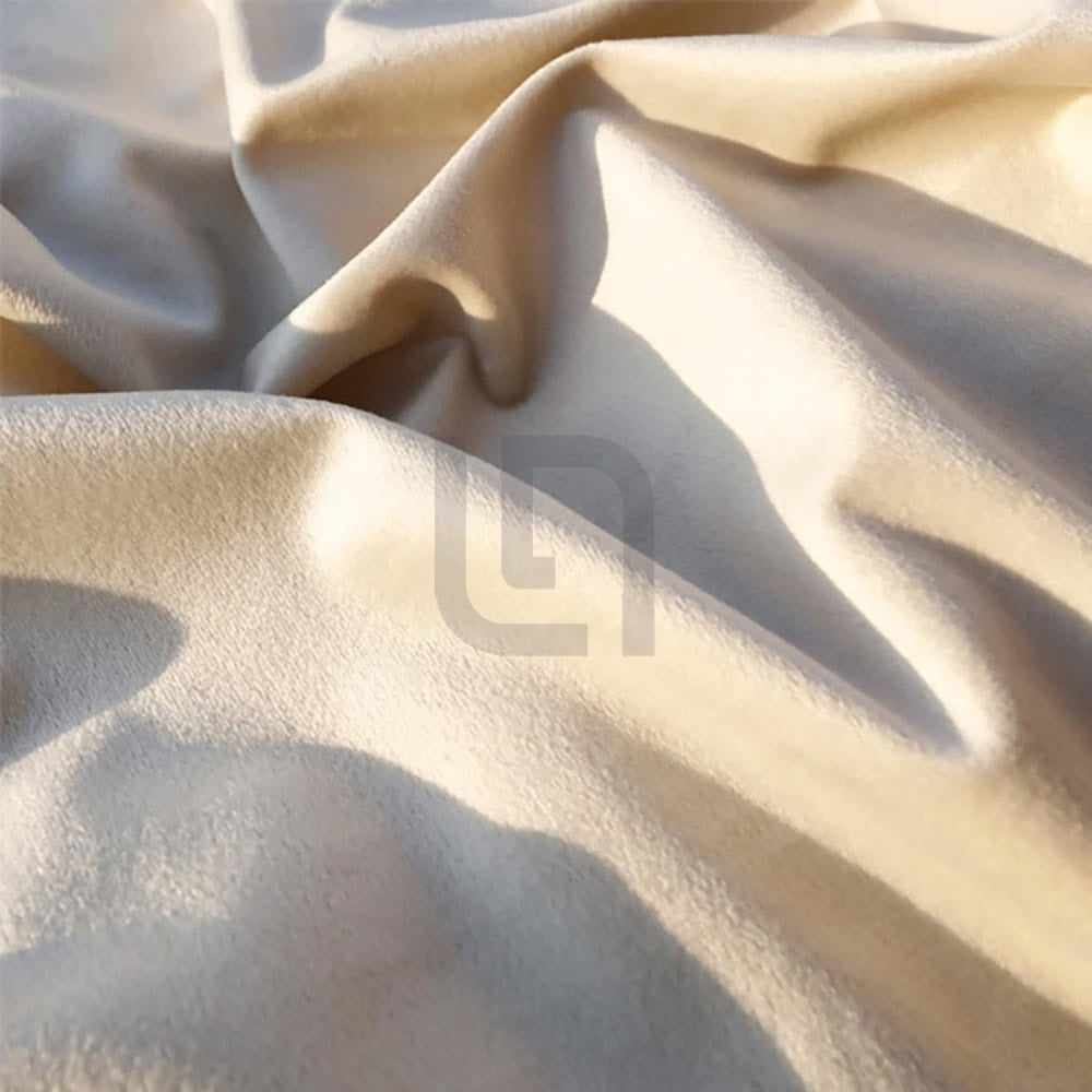 Velvet Quilt Cover - Beige