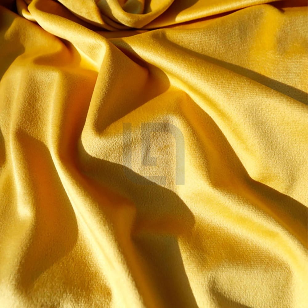 Velvet Quilt Cover - Yellow