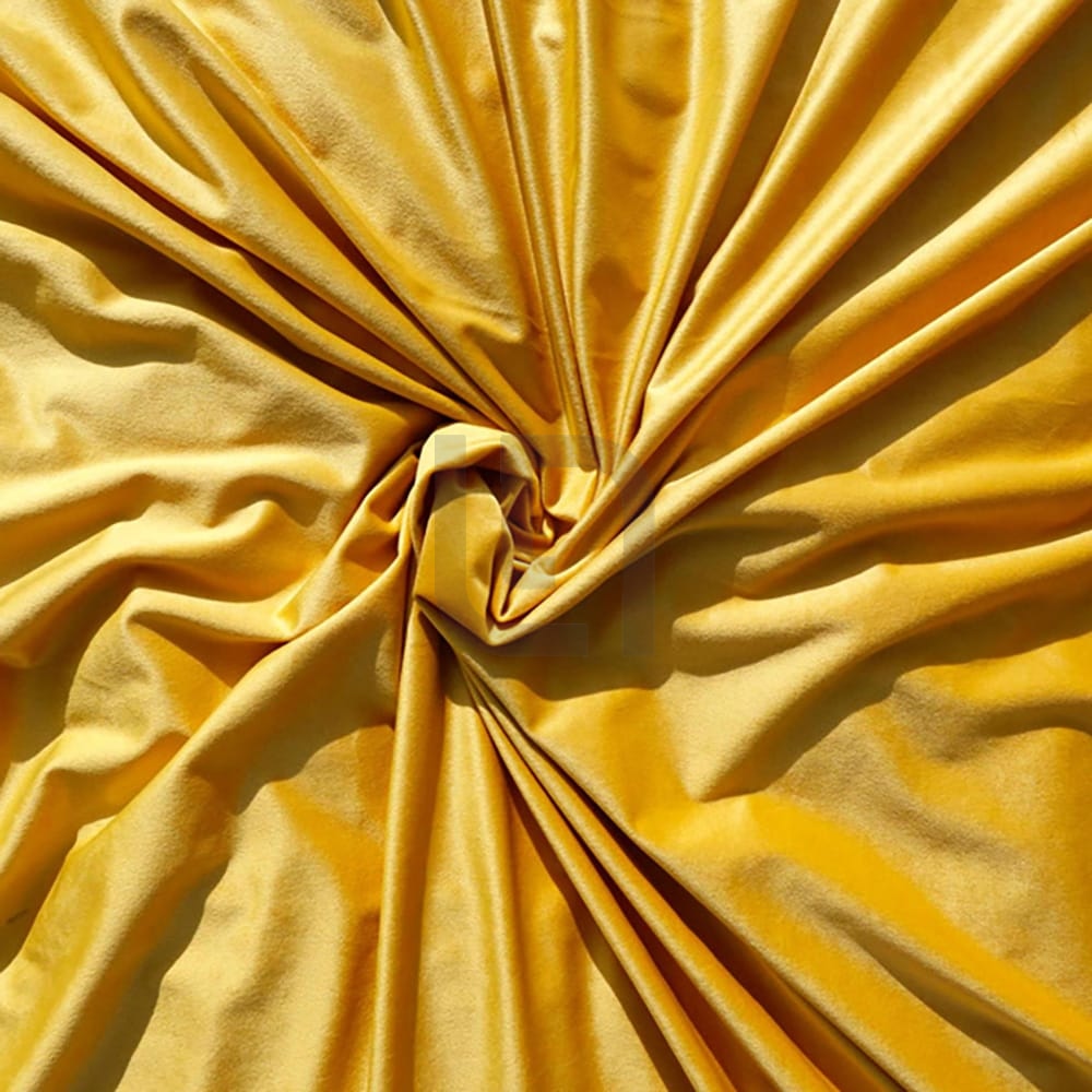 Velvet Quilt Cover - Yellow