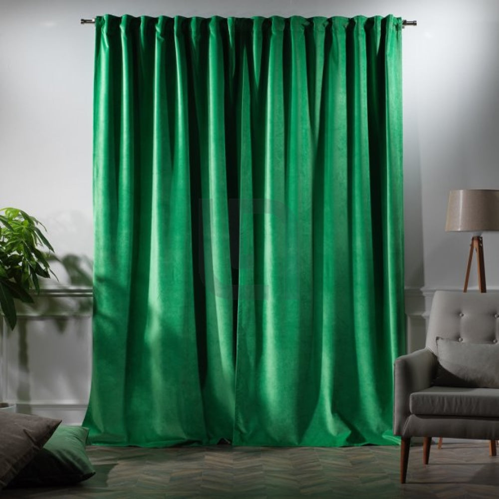 Velvet Curtains For Bedroom & Living Room - Jade