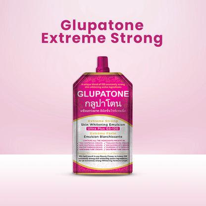 GLUPATONE Extreme Strong Whitening Emulsion Ultra Plus GS-120 For Face & Body 50ml