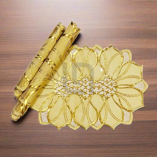  Coaster Table Mat Set Golden