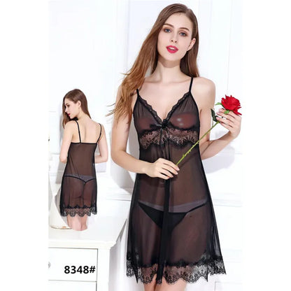 Hot & Sexy Short Night Dress | Sexy Net Night Suit for Women