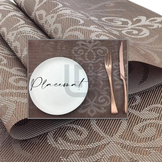 Table Mats & Table Runner Set Heat Resistant Woven Dining Table Placemats