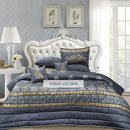  Comforter Set Cotton Sateen Block Printed – Mira Dove