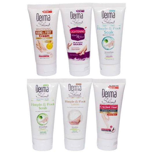 Derma Shine Manicure & Pedicure Kit 70g (Pack of 6)