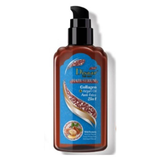 Argan Oil Collagen Damage Repair Anti Frizz 2 IN 1 Hair Serum 120ml