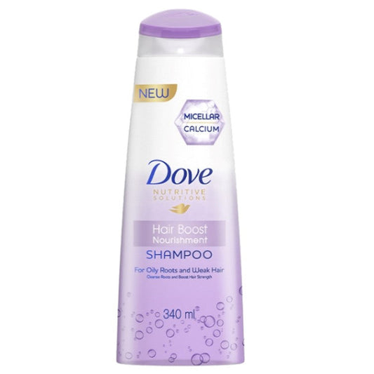 Dove Hair Boost Nourishment Shampoo for Weak Hair 340ml (Imported)